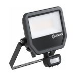Ledvance Led-Scheinwerfer Aluminium Schwarz 41W 6000lm 100D - 840 Kaltweiß | IP65 - Bewegungs- Und Lichtsensor - Symmetrisch