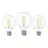 Mehrfachpackung 3x Eglo LED Globe E27 Fadenlampe Klar 12W 470lm - 827 Extra Warmweiß | Ersatz Für 40W